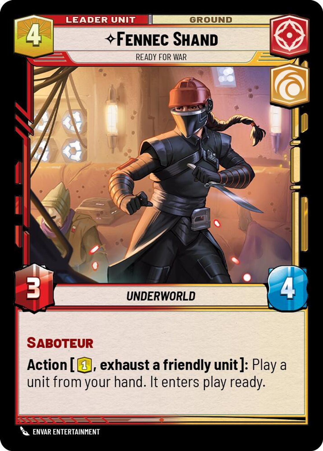 Fennec Shand leader card