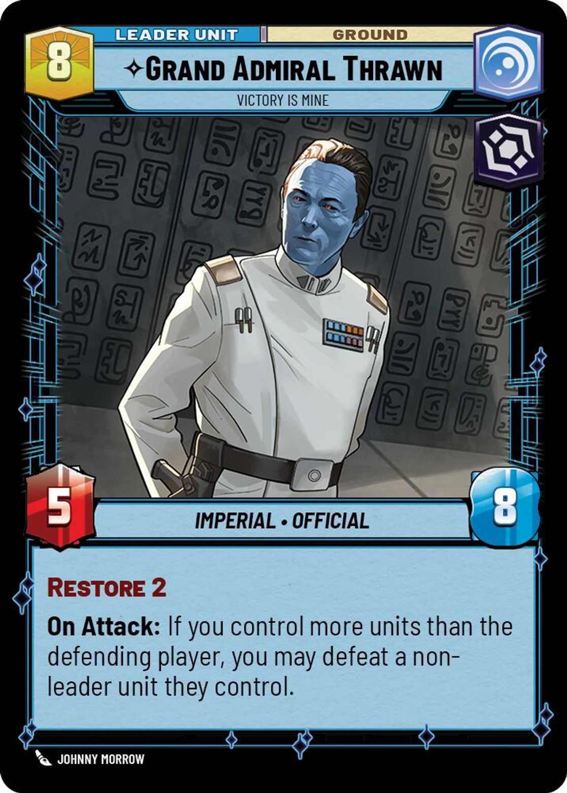 Grand Admiral Thrawn leader card