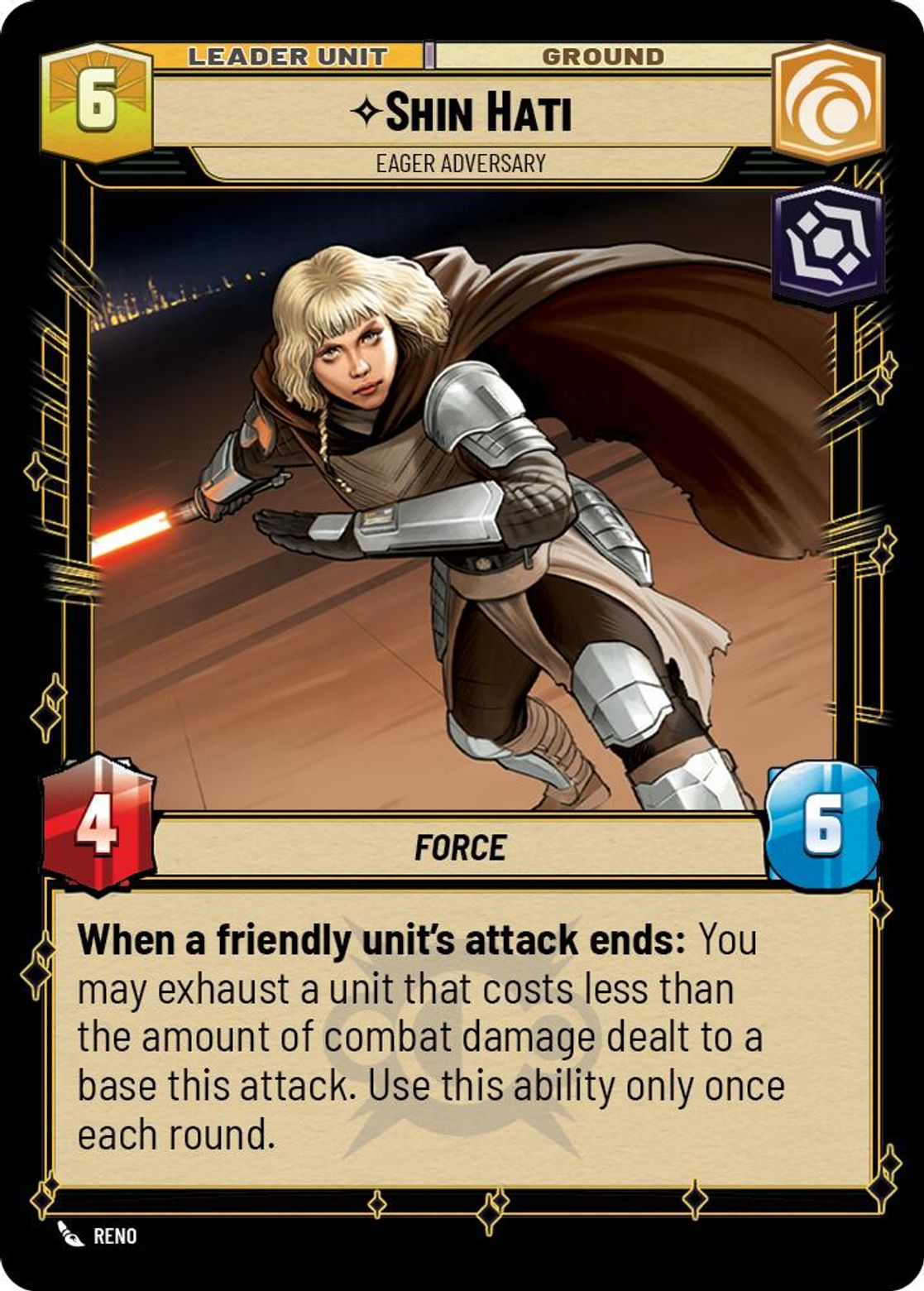 Shin Hati leader card