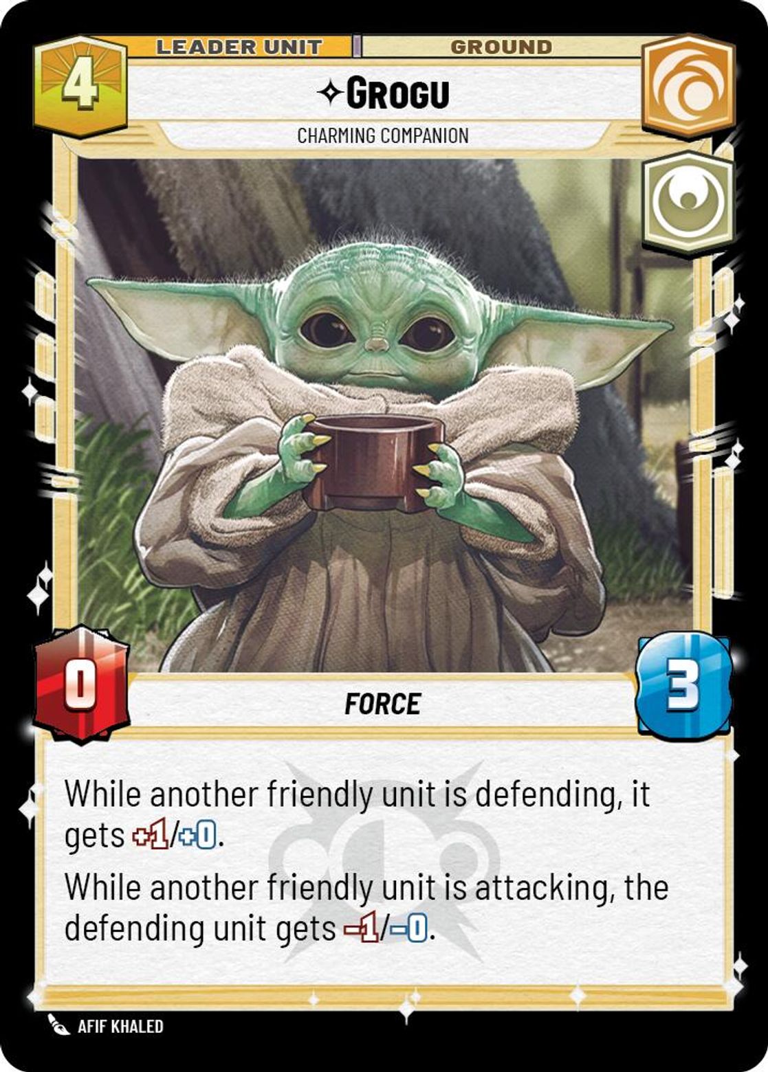 Grogu leader card