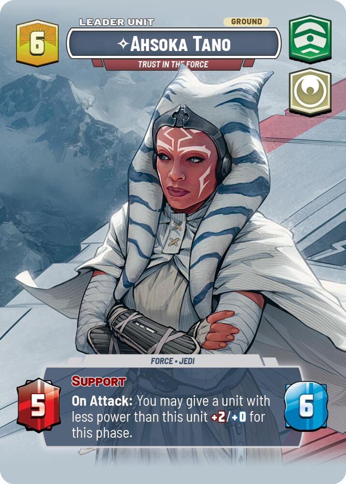 Ahsoka Tano card artwork