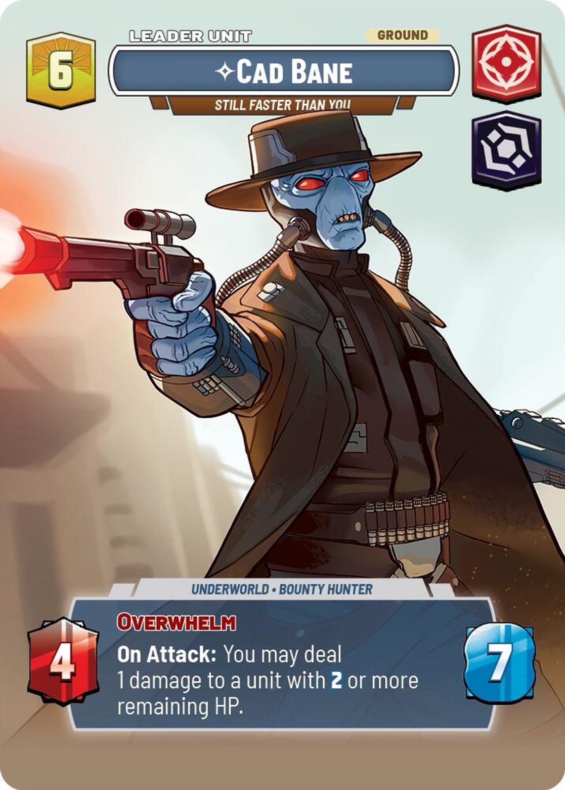 Cad Bane, Still Faster Than You, deployed side