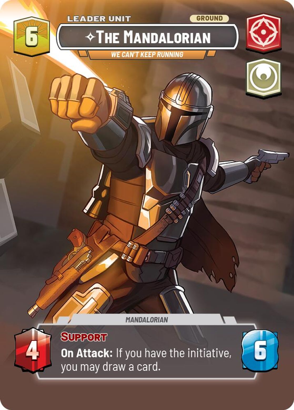 The Mandalorian card artwork
