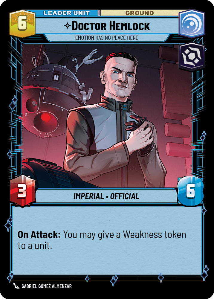 Doctor Hemlock, Emotion Has No Place Here, deployed side