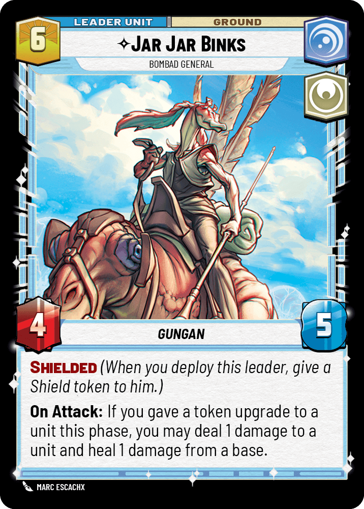 Jar Jar Binks, Bombad General, deployed side