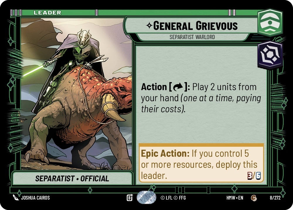 General Grievous — Separatist Warlord