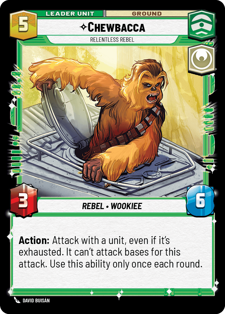 Chewbacca, Relentless Rebel, deployed side