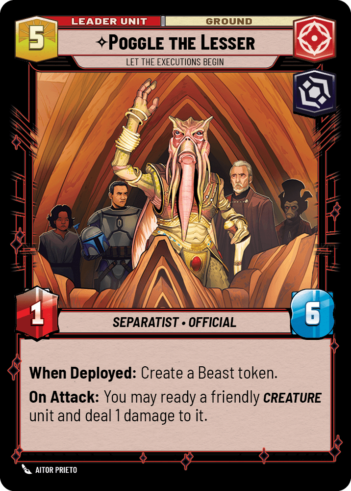 Poggle the Lesser, Let the Executions Begin, deployed side