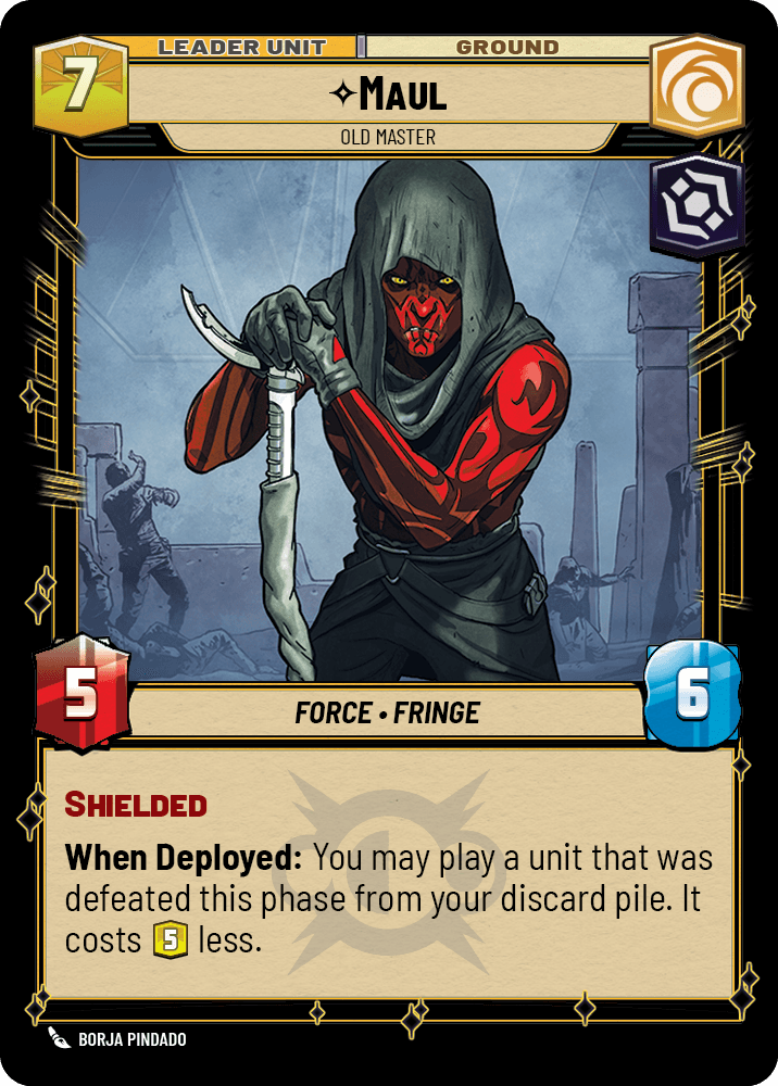 Maul, Old Master, deployed side