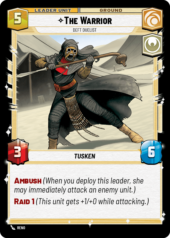 The Warrior, Deft Duelist, deployed side