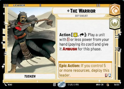 The Warrior — Deft Duelist