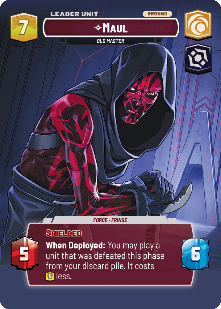Maul, Old Master, deployed side
