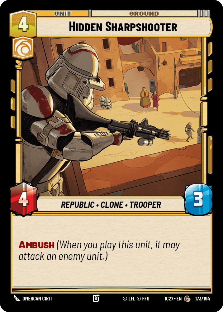 Hidden Sharpshooter #173/194, illustrated by Omercan Cirit