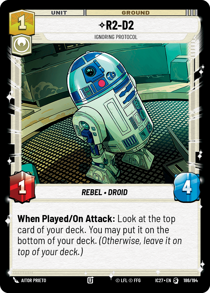 R2-D2 — Ignoring Protocol #186/194, illustrated by Aitor Prieto