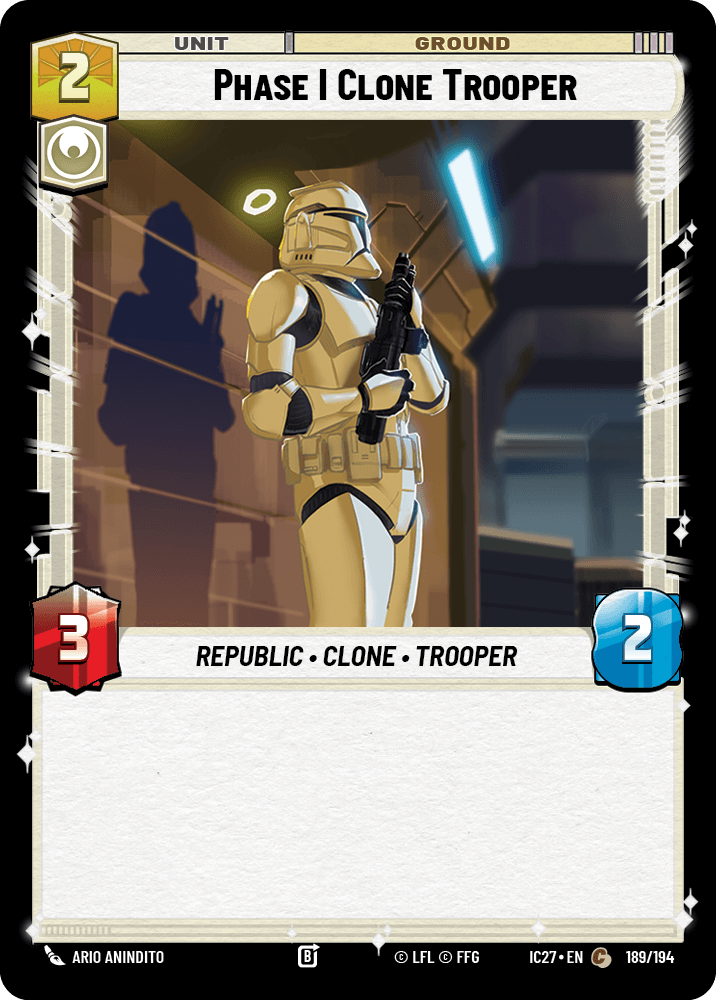 Phase I Clone Trooper #189/194 from Icons 2027
