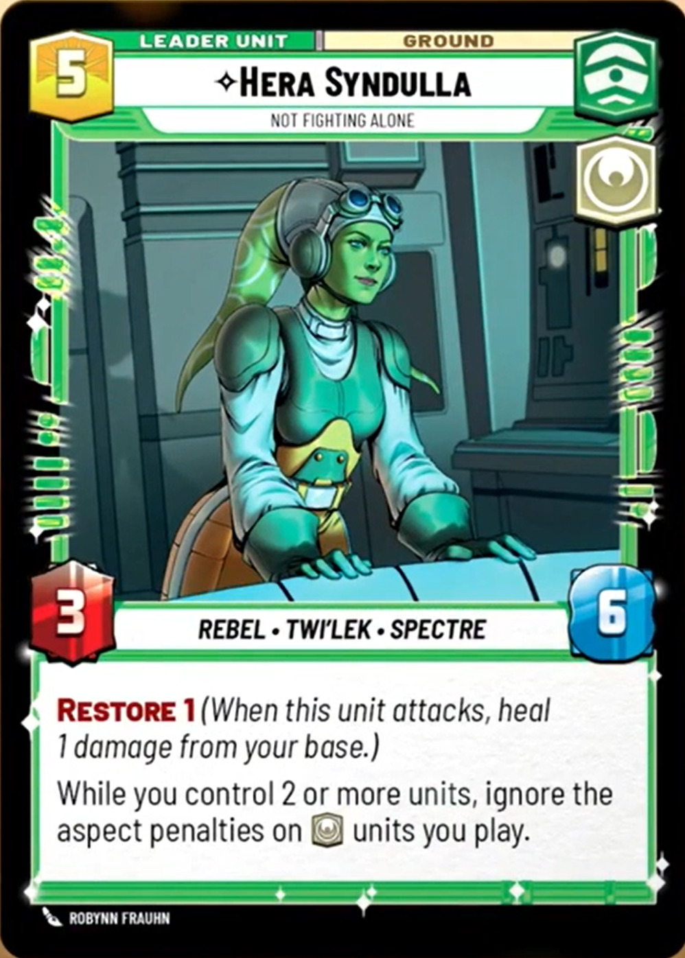 Hera Syndulla leader card