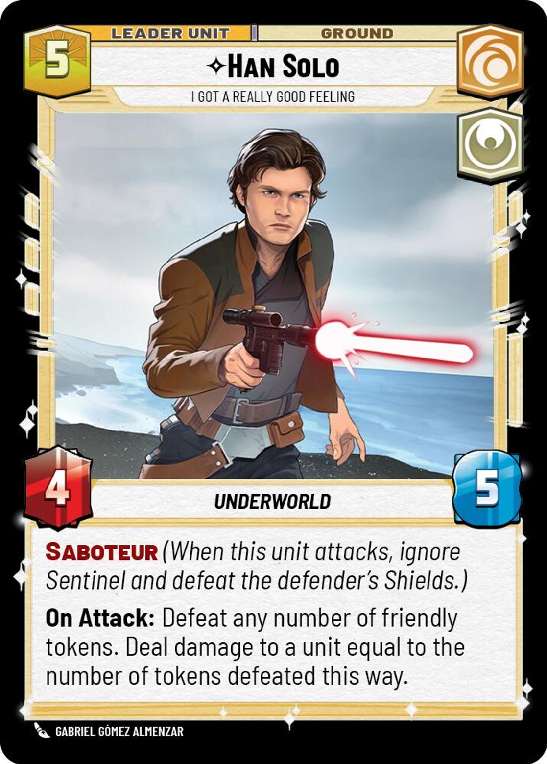 Han Solo leader card