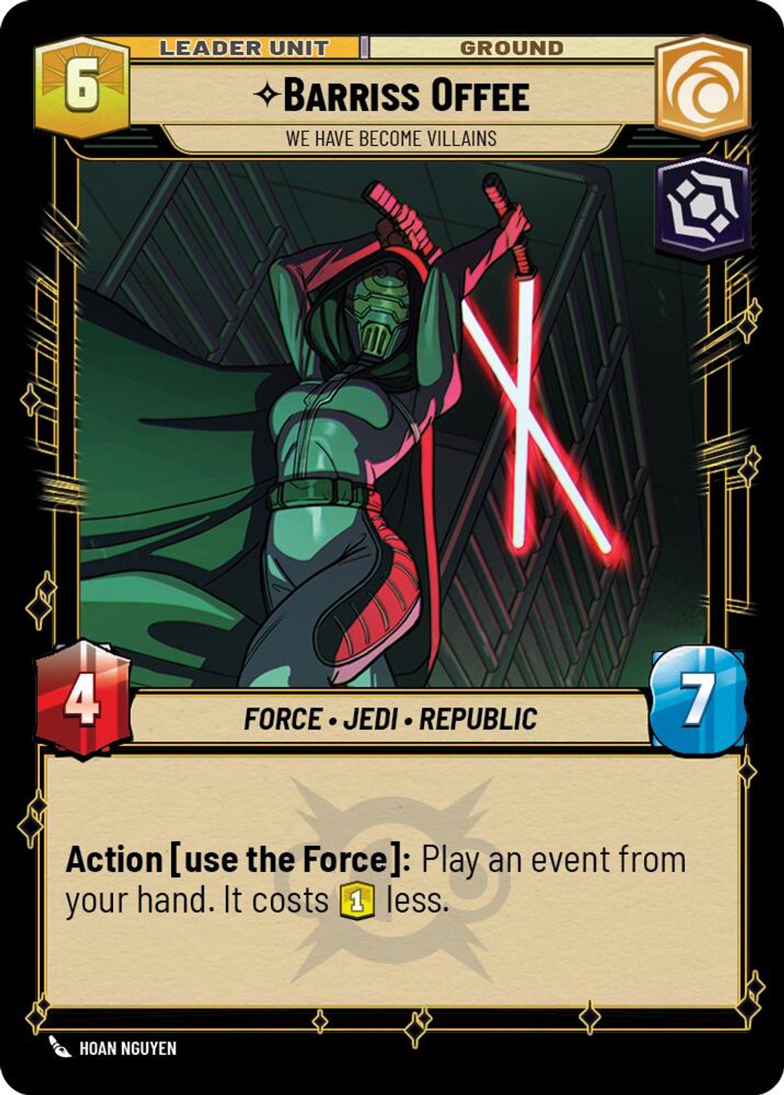 Barriss Offee leader card