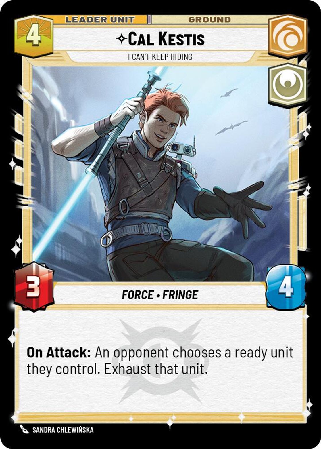 Cal Kestis leader card