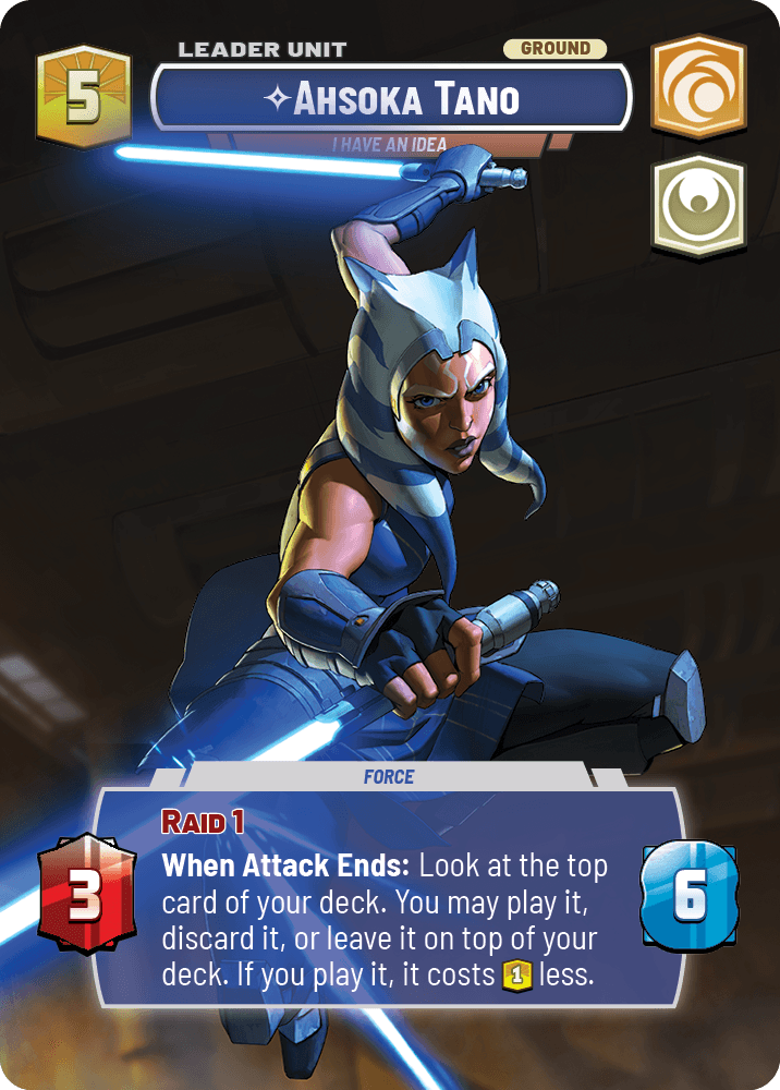 Ahsoka Tano card artwork