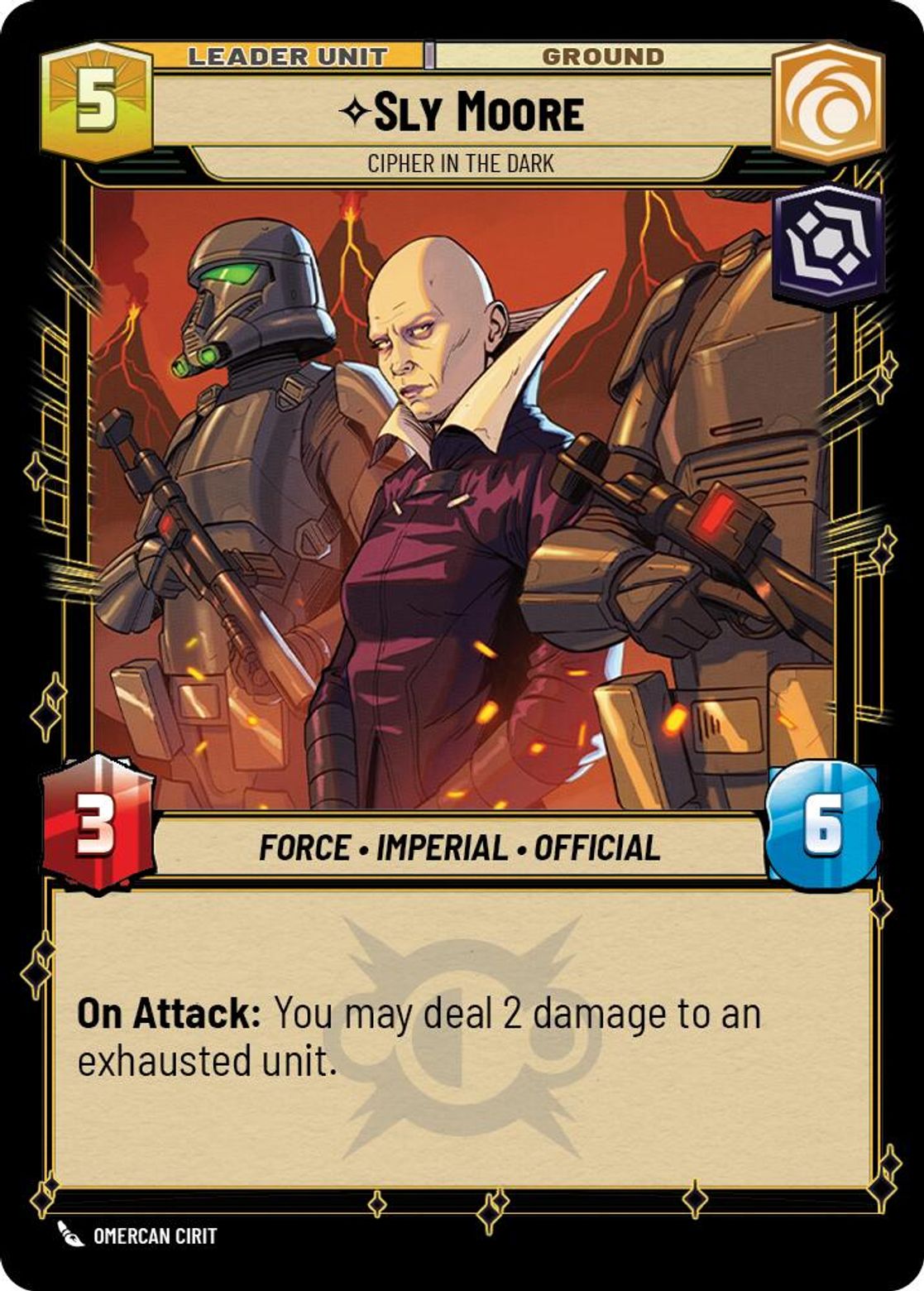 Sly Moore leader card