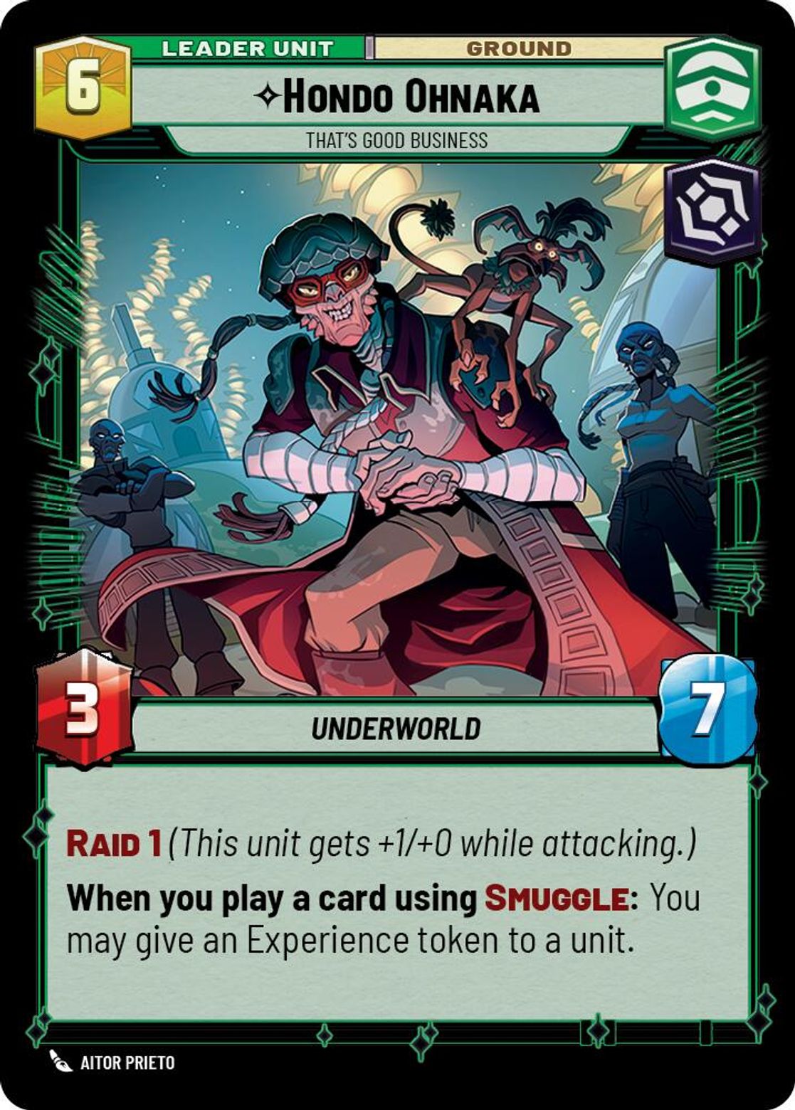 Hondo Ohnaka leader card