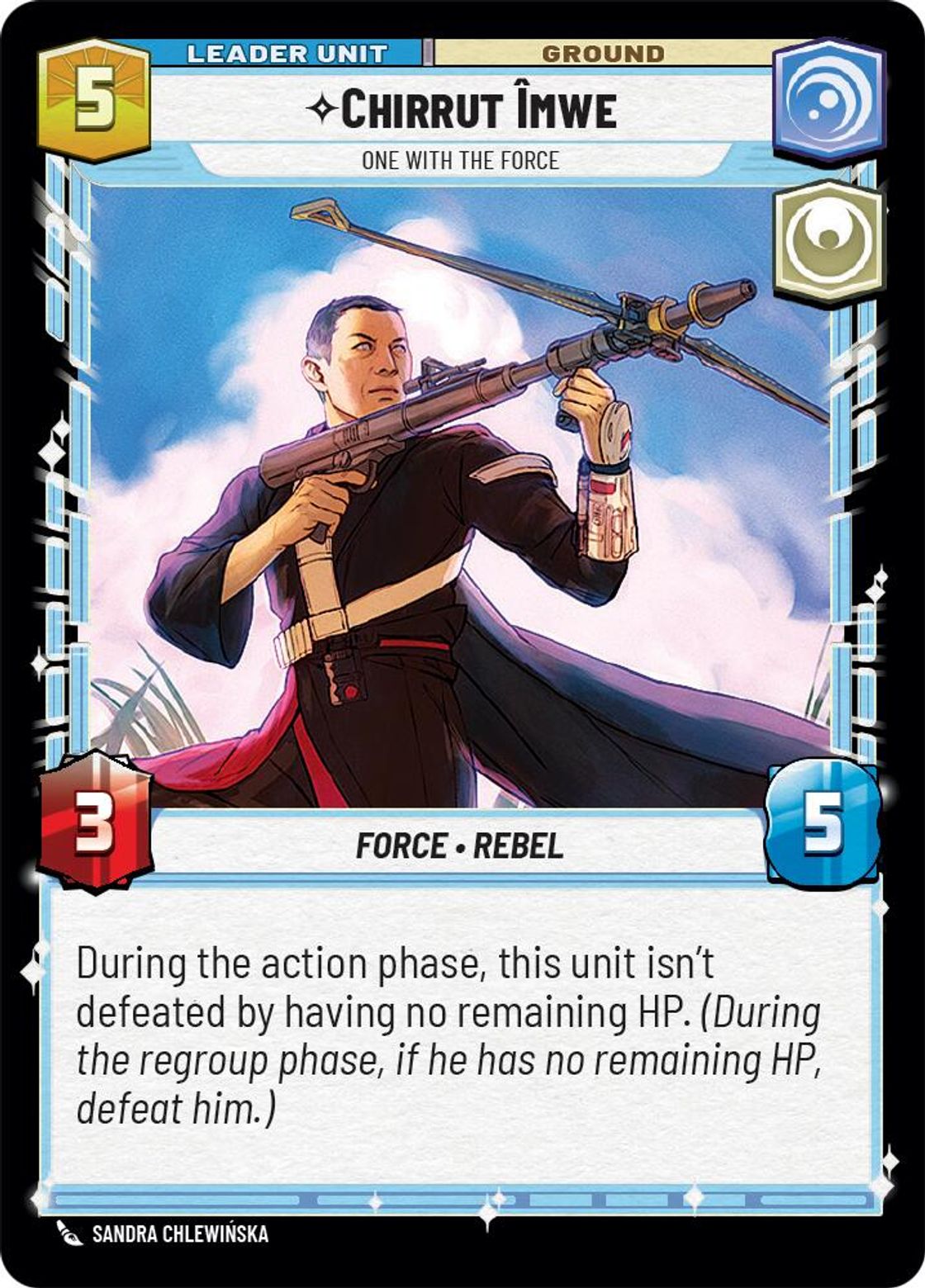Chirrut Îmwe leader card