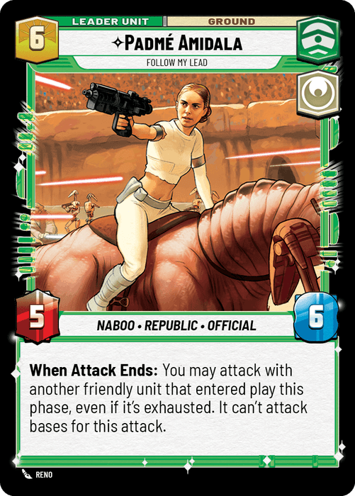 Padmé Amidala leader card