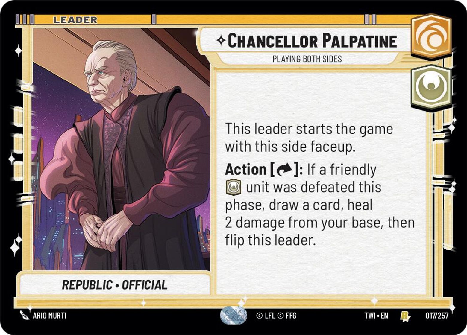 Chancellor Palpatine Darth Sidious Playing Both Sides Star Wars 